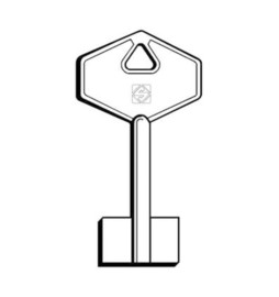 SILCA 5IT3 CHIAVE DOPPIA MAPPA OTTONE