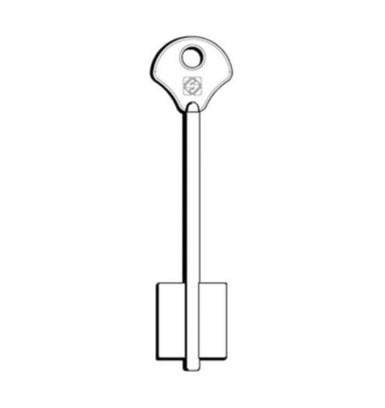 SILCA EL CHIAVE DOPPIA MAPPA OTTONE