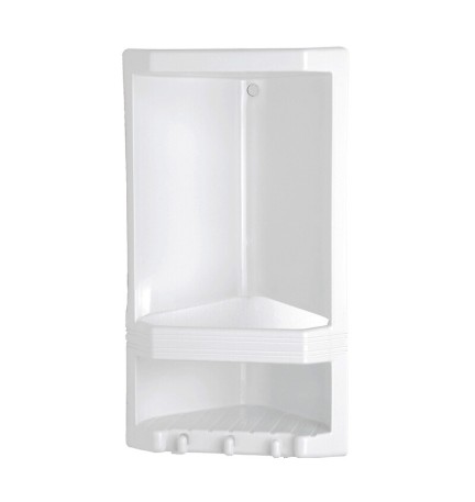 GEDY 8079 ANGOLIERA P/DOCCIA BIANCA