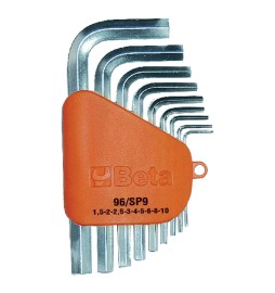 SERIE CHIAVI ESAGONALI 96/SC 9 pz 9 (1,5 ÷ 10)