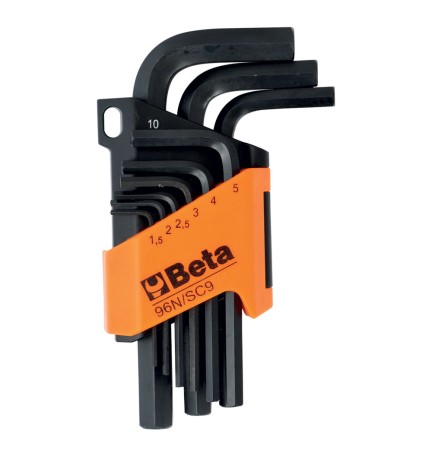 SERIE CHIAVI ESAGONALI ART. 96N/SC 9 pz 9 ( 1,5 ÷ 10)