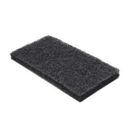 FELTRO ABRASIVO P/PULIZIA 250X120XH20 MM NERO