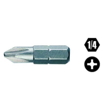 INSERTI PER AVVITATORI ART. 861 PH/C3 PH 3 mm 25