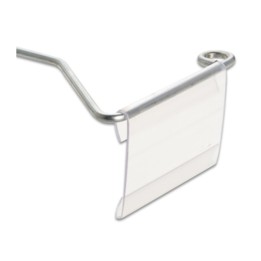 PORTAPREZZO PVC P/GANCIO FIG 23 TRASP 66X50 MM