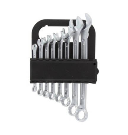 SERIE 8 CHIAVI COMBINATE 6/19 MM CR VAN