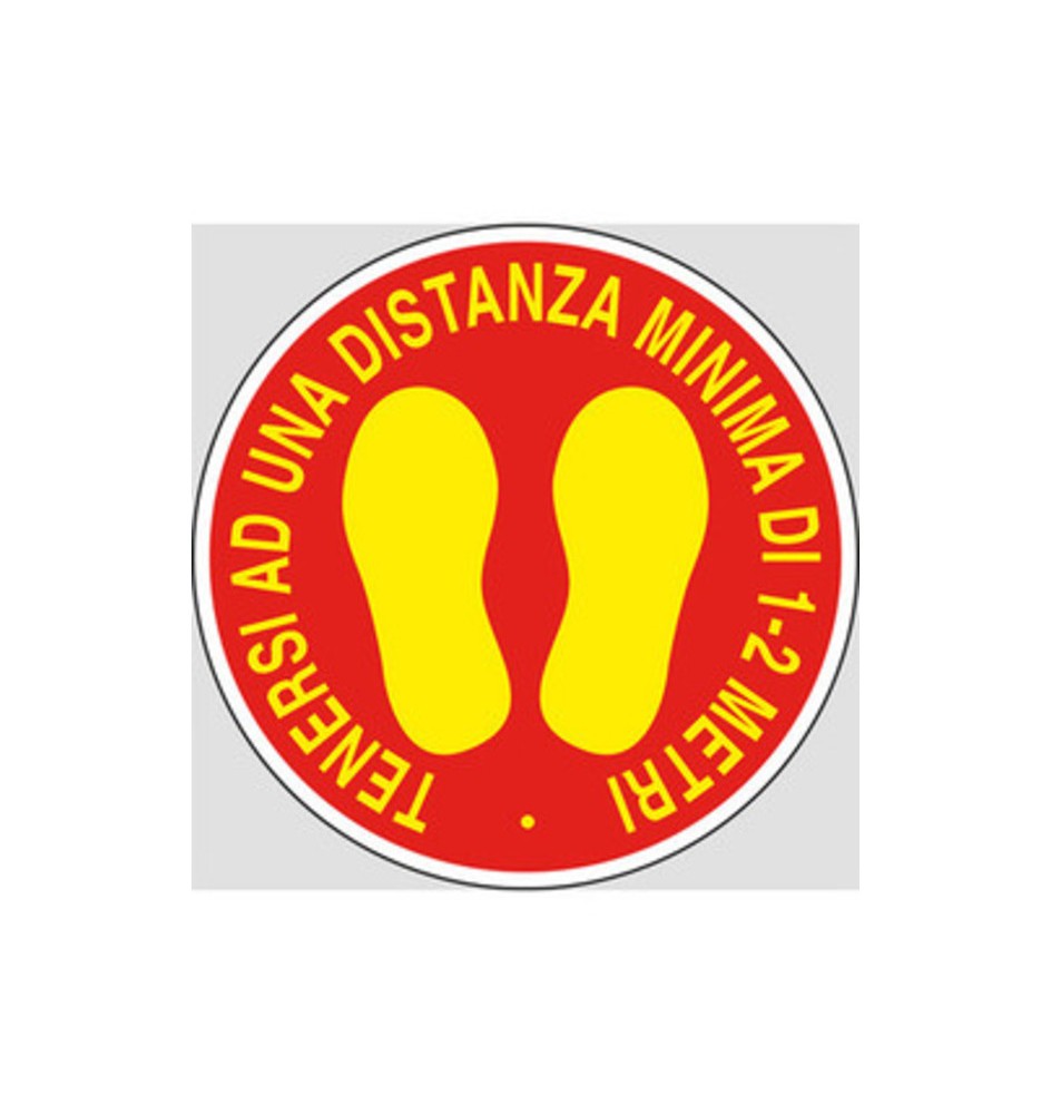 ETIC.ADES D.20CM TENERSI A DIST. DI 1-2MT