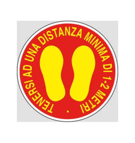 ETIC.ADES D.20CM TENERSI A DIST. DI 1-2MT