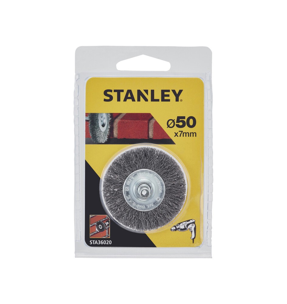STANLEY STA36020 SPAZZOLA ACCIAIO CIRCOL D 50
