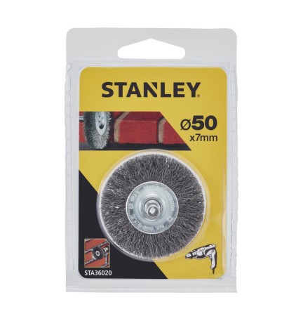 STANLEY STA36020 SPAZZOLA ACCIAIO CIRCOL D 50