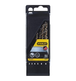 PUNTA PER METALLO HSS-E COBALTO IN SET set 6 pz (da mm 2 a 8)