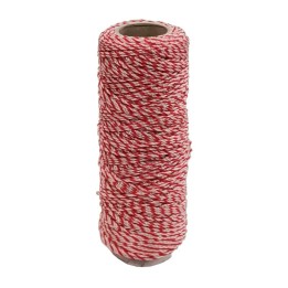 LENZA P/MURATORE IN PP BIANCO ROSSO 100 M