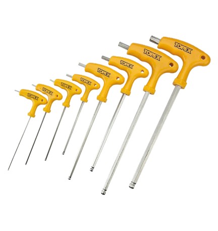 SERIE CACCIAVITI A 'T' ESAGONALI 8 pz