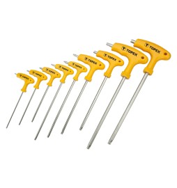 SERIE CACCIAVITI A 'T' RESISTANT-TORX 9 pz