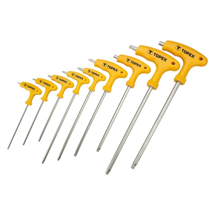 SERIE CACCIAVITI A 'T' RESISTANT-TORX 9 pz