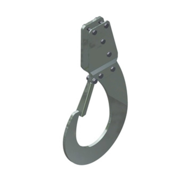 GANCIO DI SOLLEVAMENTO ACC ZIN 24X44CM PORT 50KG