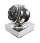 FUMAIOLO TURBO INOX AISI 304 C/CUSCINETTI 42X42 CM