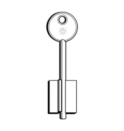 SILCA 5MS3 CHIAVE DOPPIA MAPPA OTTONE