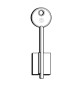 SILCA 5MS3 CHIAVE DOPPIA MAPPA OTTONE
