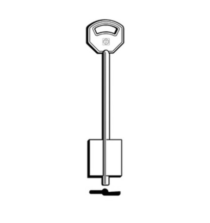 SILCA 5FEB3 CHIAVE DOPPIA MAPPA OTTONE