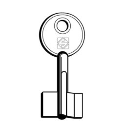 SILCA 5KY2 CHIAVE DOPPIA MAPPA OTTONE