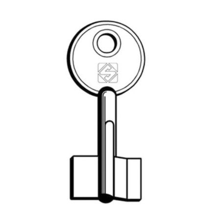 SILCA 5KY2 CHIAVE DOPPIA MAPPA OTTONE