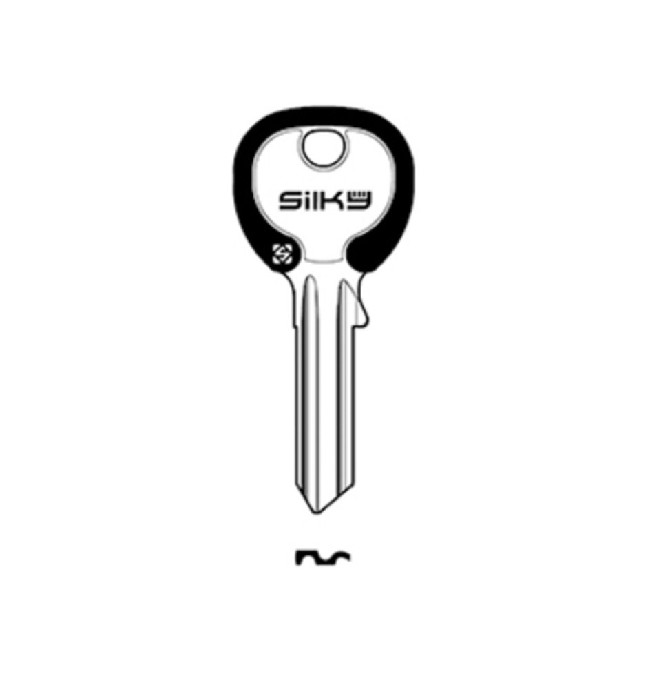 SILCA CS206DZ CHIAVE PROFILO SILKY OTTONE