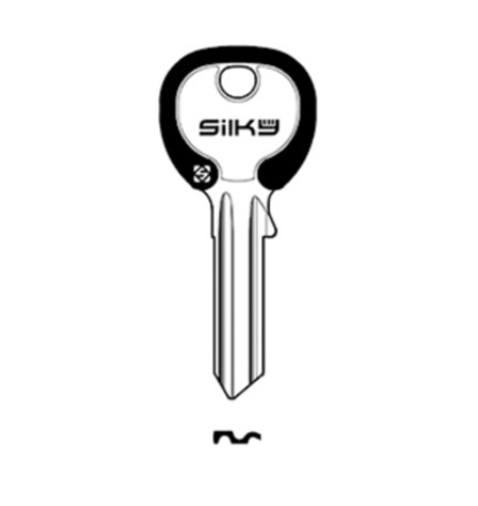 SILCA CS206DZ CHIAVE PROFILO SILKY OTTONE