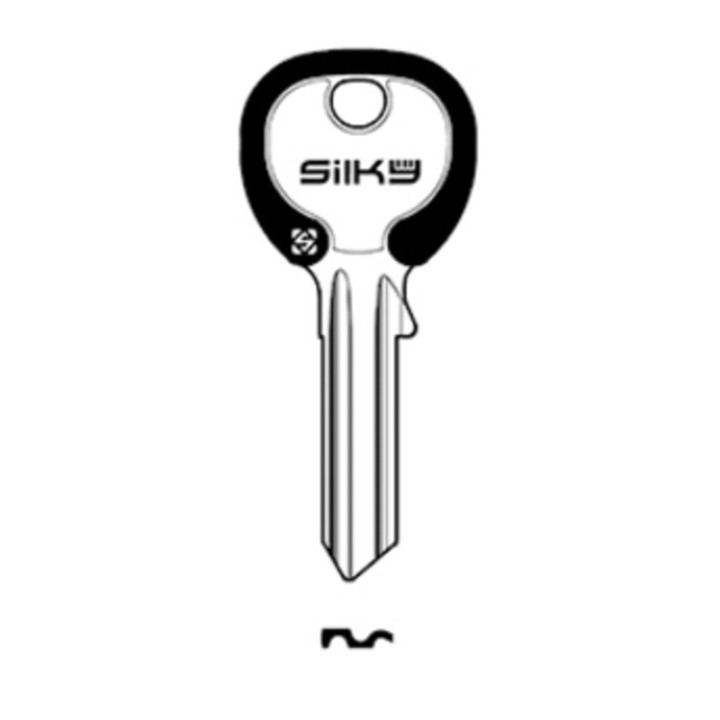 SILCA CS206DZ CHIAVE PROFILO SILKY OTTONE