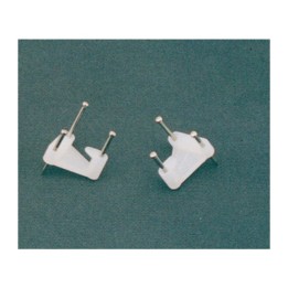 GANCIO P/QUADRO NYLON A 3 PUNTE DA 10 PZ