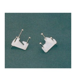 GANCIO P/QUADRO NYLON A 3 PUNTE DA 10 PZ