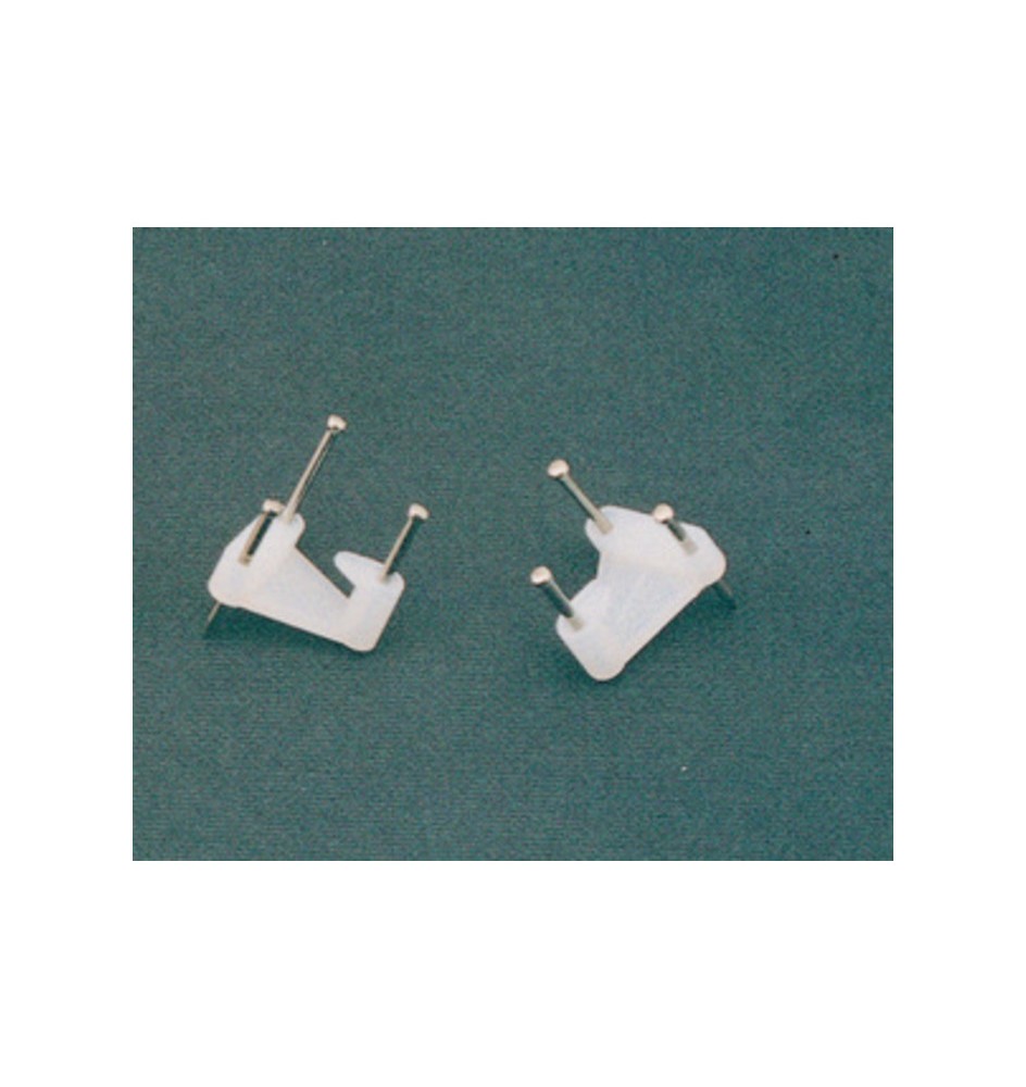 GANCIO P/QUADRO NYLON A 3 PUNTE DA 10 PZ