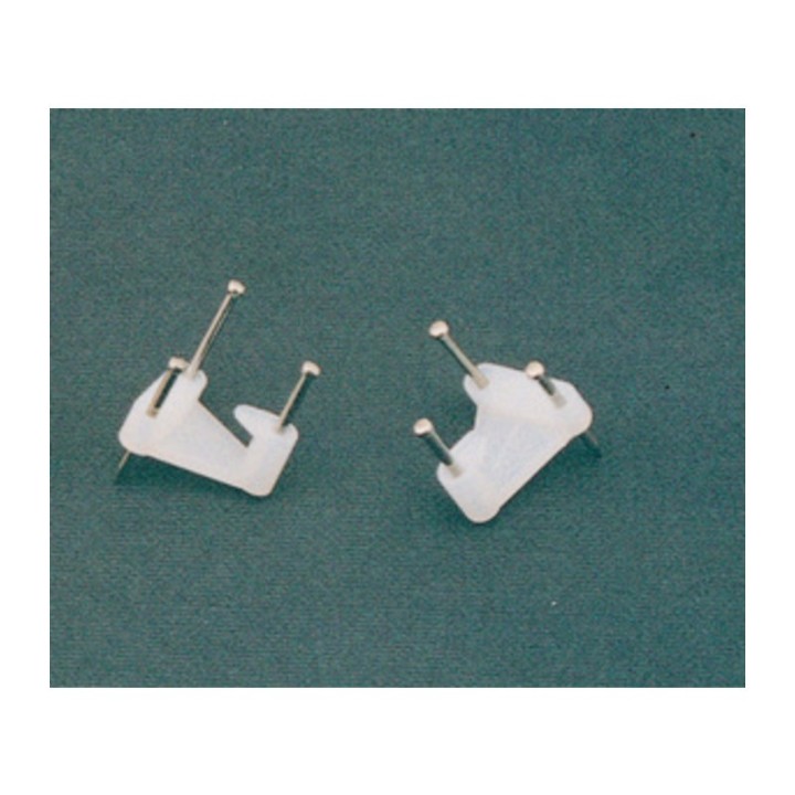 GANCIO P/QUADRO NYLON A 3 PUNTE DA 10 PZ