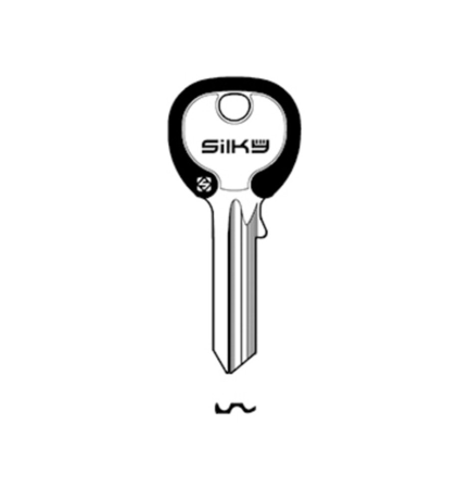 SILCA UL051DZ CHIAVE PROFILO SILKY OTTONE