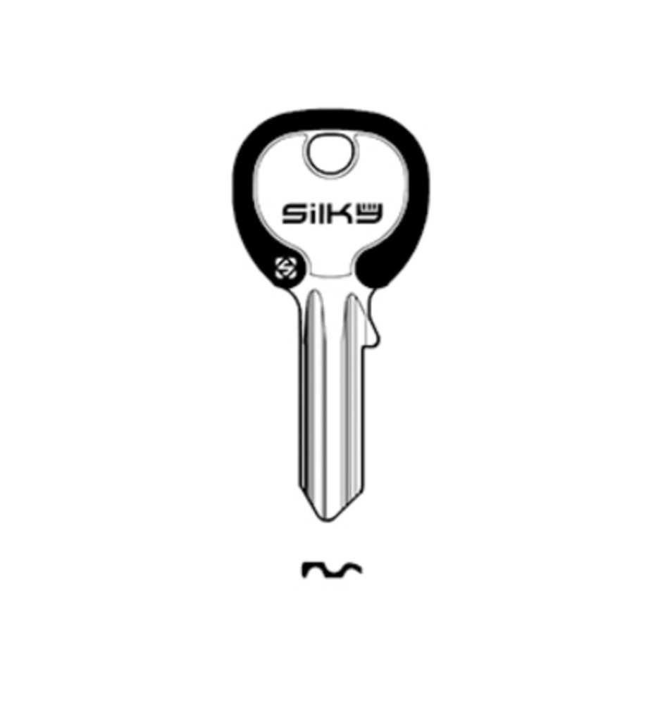 SILCA UL052DZ CHIAVE PROFILO SILKY OTTONE