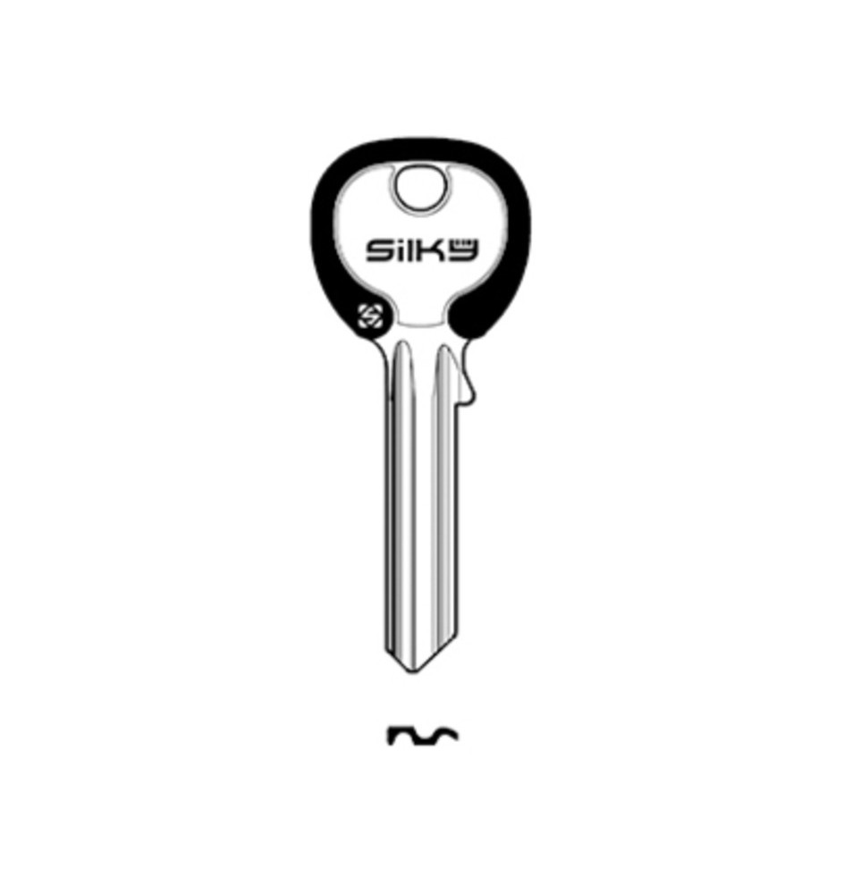 SILCA UL054DZ CHIAVE PROFILO SILKY OTTONE