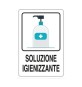 TARGA ADES. 20X30 SOLUZIONE IGIENIZZANTE