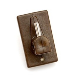 SUPPORTO ADESIVO P/BRIS BRIS PLASTICA MARRONE**