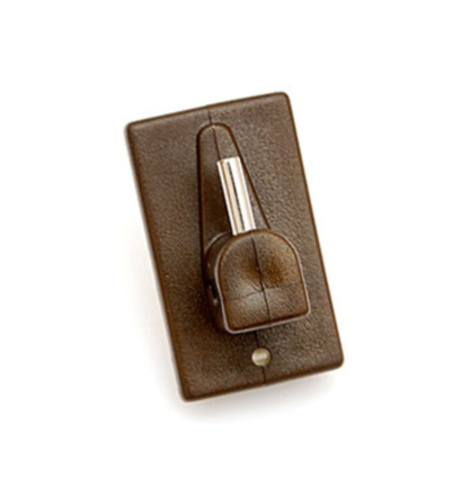 SUPPORTO ADESIVO P/BRIS BRIS PLASTICA MARRONE**