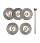 SPAZZOLE A DISCO 5 PZ PROXXON 28952