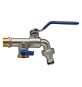 RUBINETTO CON PRESA SUPPLEMENTARE 1/2x3/4