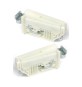 BL ATTACCAGLIA BARRA REGOLAB DX/SX BIANCO 2 PZ