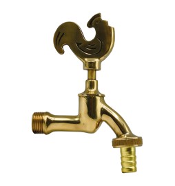 RUBINETTO ORNAMENTALE 'GALLO' 1/2 con maniglia