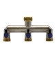 DERIVAZIONE IN METALLO A TRE VIE 3/4-3/4x3/4x3/4