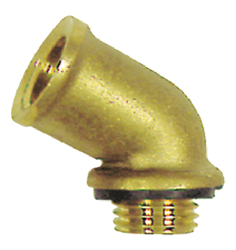 RACCORDO CURVO PORTAGETTO in ottone