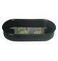 RETINO OVALE IN PVC rete ottone