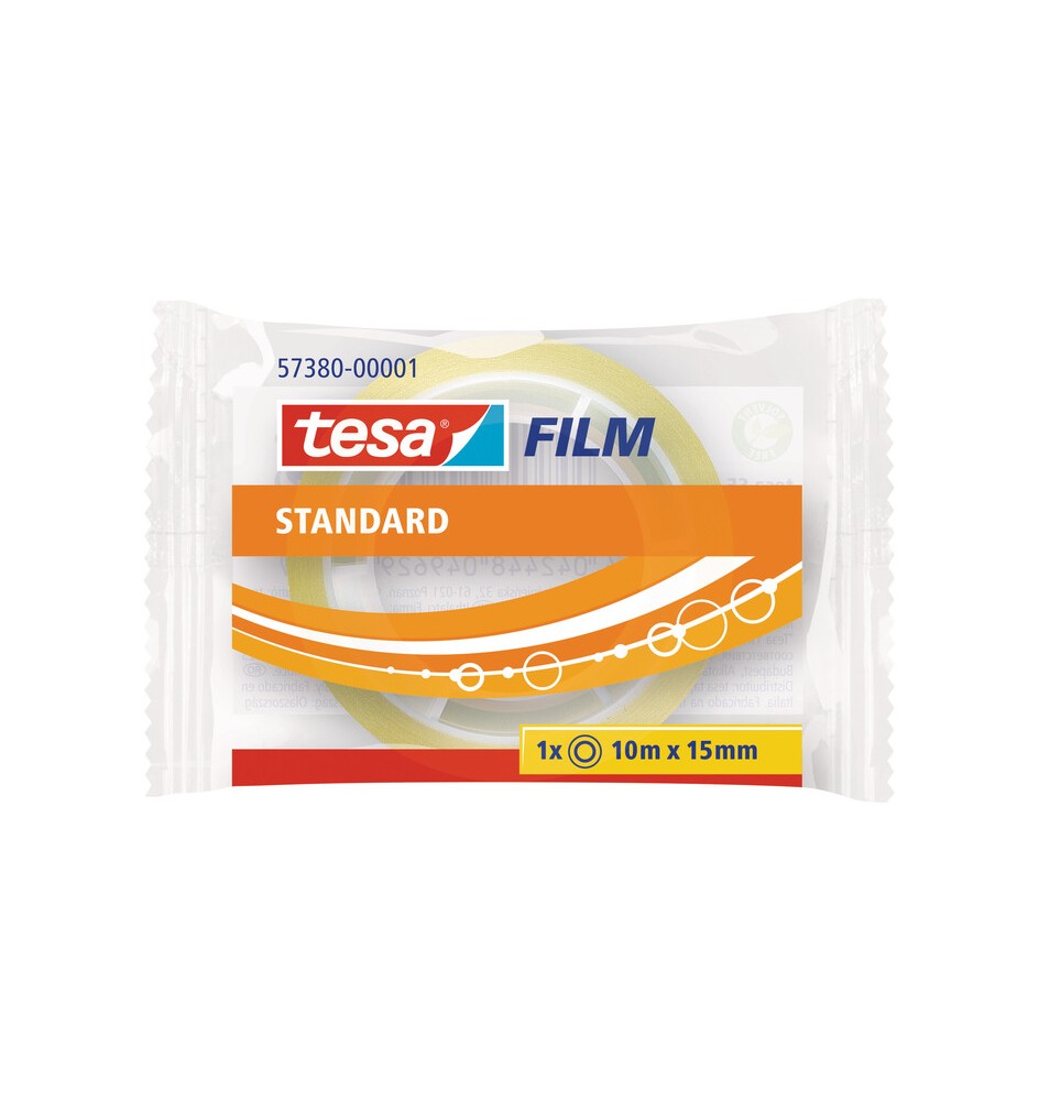 NASTRO TRASPARENTE TESA CARAMELLA 15MMX10M