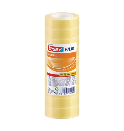 NASTRO TRASPARENTE TESA TORRE 10 PZ 15MMX33M