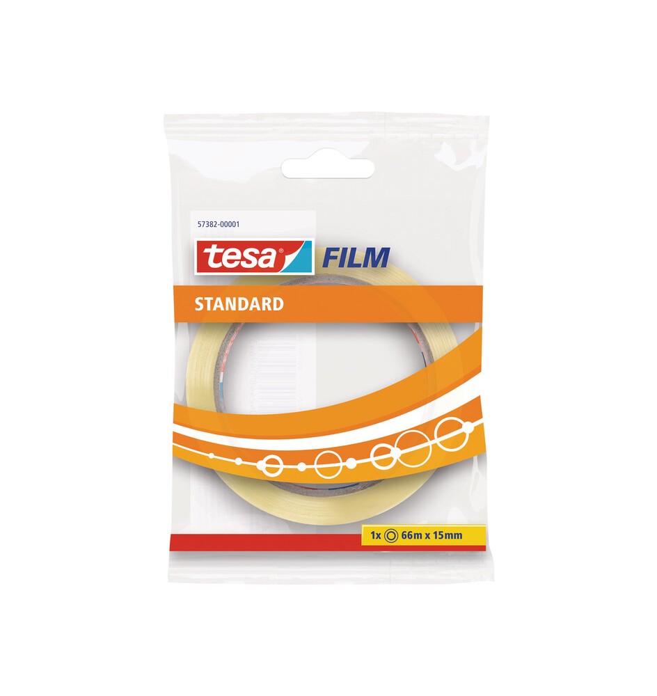 NASTRO TRASPARENTE TESA CARAMELLA 15MMX66M