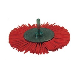 POGGI 497.10 SPAZZOLA CIRCOL NYLON 75 MM GR 150