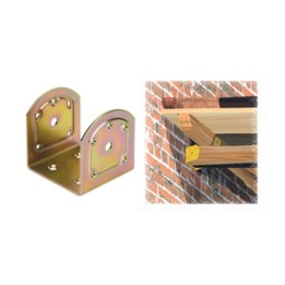 PIASTRA 761 STAFFA ESTERNO TRAVI ACC TROP 70X71X80MM
